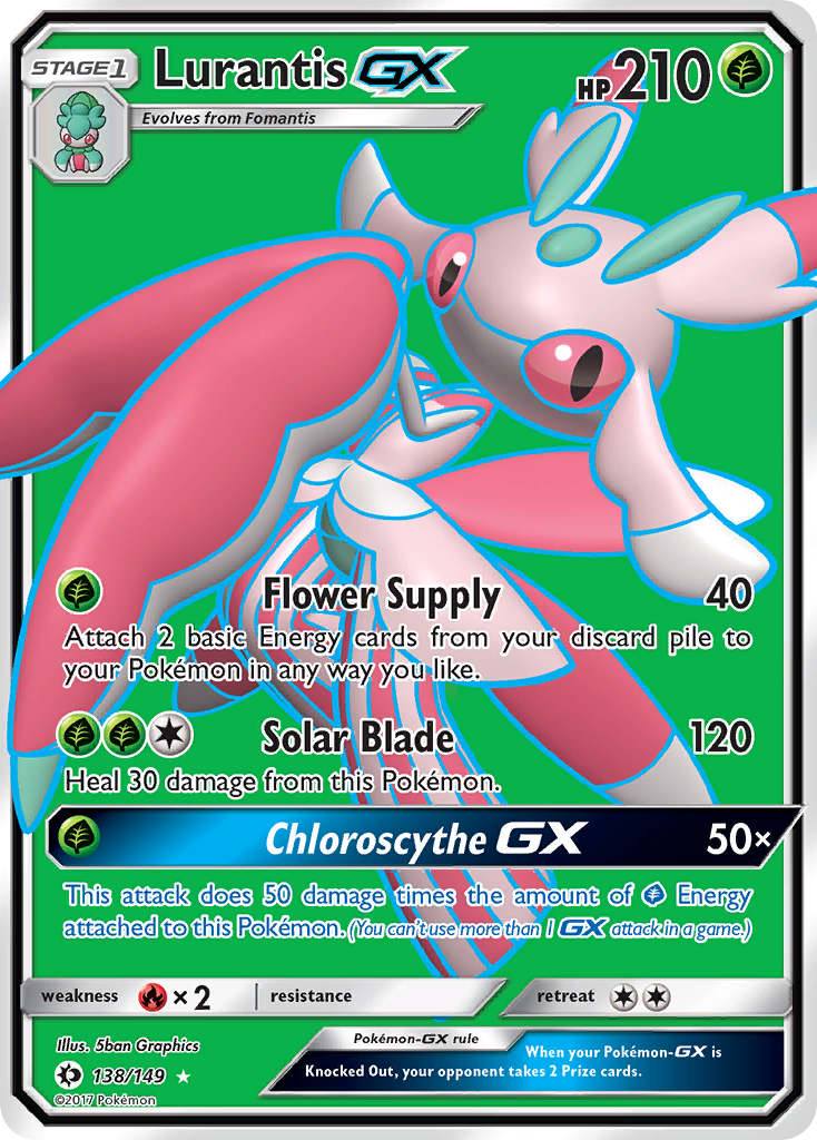 Lurantis GX (138/149) [Sun & Moon: Base Set]