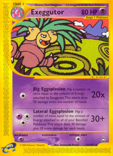 Exeggutor (13/147) [Aquapolis]