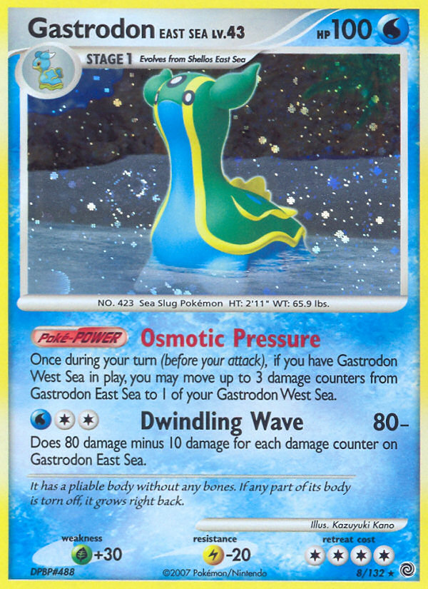 gastrodon pokemon card Gastrodon East Sea (8/132) [Diamond & Pearl: Secret Wonders]