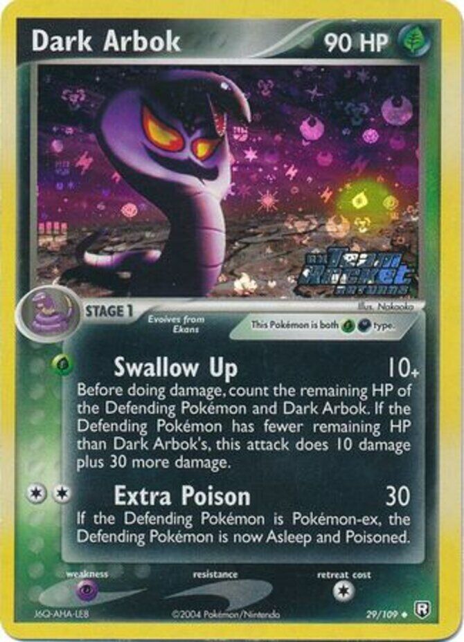 Dark Arbok (29/109) (Stamped) [EX: Team Rocket Returns]