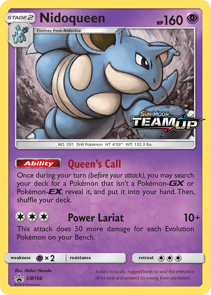 Nidoqueen (SM160) [Sun & Moon: Black Star Promos]