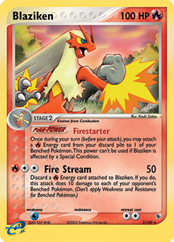 Blaziken (3/109) [EX: Battle Stadium]