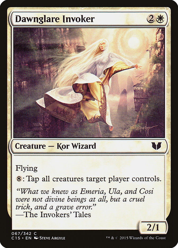 Dawnglare Invoker [Commander 2015]