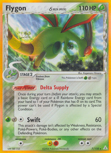 Flygon (7/110) (Delta Species) [EX: Holon Phantoms]