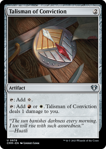 Talisman of Conviction [Commander Masters]