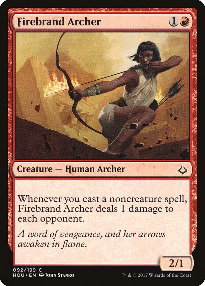 mtg archer cards Firebrand Archer [Hour of Devastation]