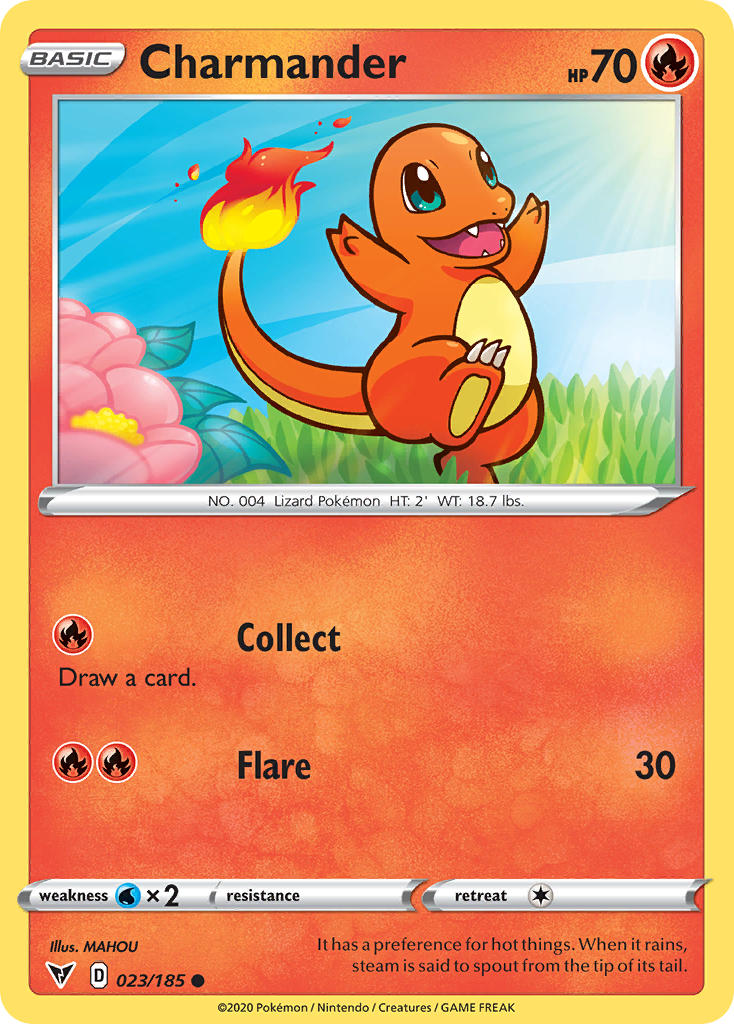 Charmander (023/185) [Sword & Shield: Vivid Voltage]