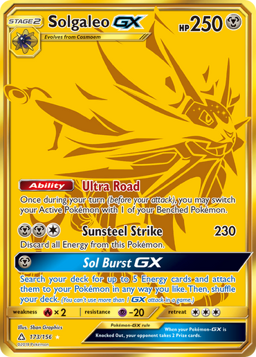 Solgaleo GX (173/156) [Sun & Moon: Ultra Prism]