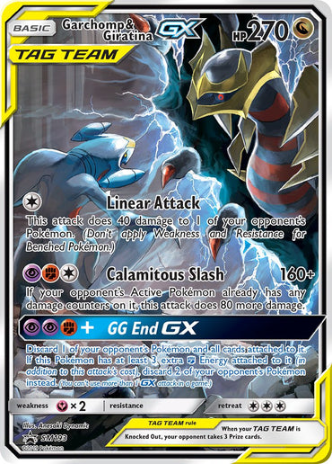 Garchomp & Giratina GX (SM193) [Sun & Moon: Black Star Promos]