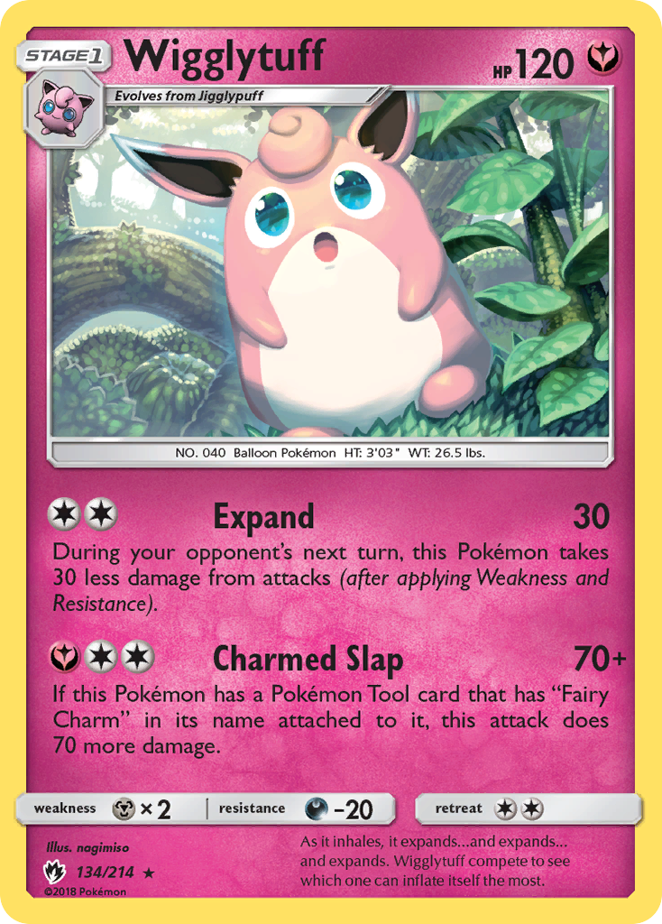 Wigglytuff (134/214) [Sun & Moon: Lost Thunder]