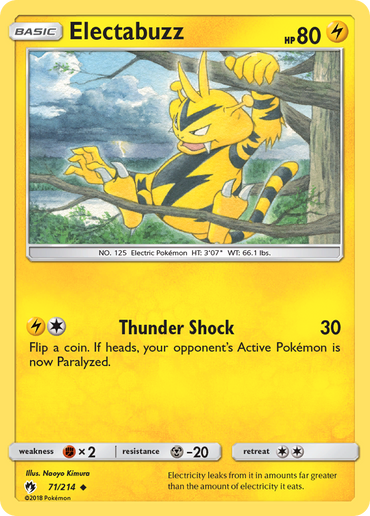 Electabuzz (71/214) [Sun & Moon: Lost Thunder]