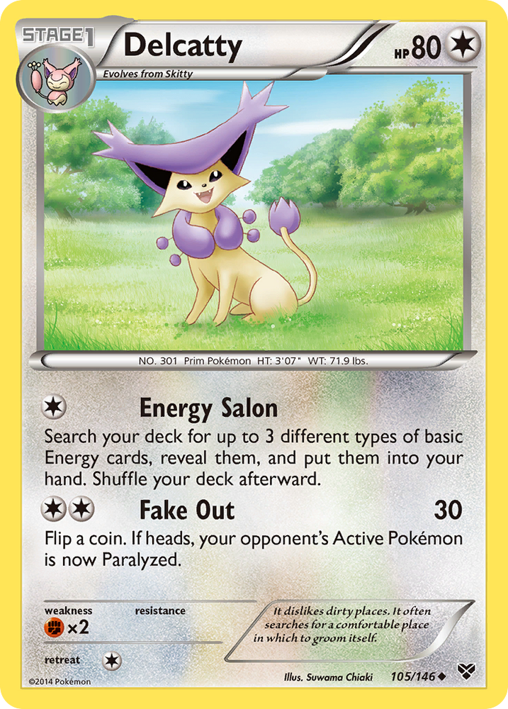 Delcatty (105/146) [XY: Base Set]