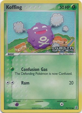 Koffing (72/113) (Stamped) [EX: Delta Species]