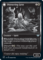 Distracting Geist // Clever Distraction [Innistrad: Double Feature]